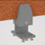 PET Double desk screen clamp bracket - Silver