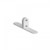 PET Free standing screen bracket - White AHSB-FS-WH