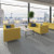 Alban low back double seater sofa with chrome legs
