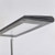 Anders LED floor lamp with swivelling head - Chrome & Black