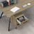 Anson executive 3 drawer mobile pedestal - Barcelona walnut