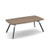 Anson executive rectangular conference table with A-frame legs - Barcelona walnut