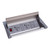 Aero flip top in-table power module 2 x UK sockets , 2 x RJ45 sockets - grey/silver