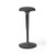 Ava is a height adjustable stool with black fabric seat