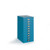 Bisley multi drawers with 10 drawers - blue