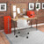 Bisley multi drawers with 15 drawers - red