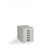 Bisley multi drawers with 5 drawers - grey