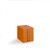 Bisley multi drawers with 5 drawers - orange