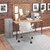Bisley multi drawers with 5 drawers - silver
