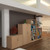 Deluxe bookcase 2000mm high with 4 shelves - Grey Oak