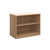 Deluxe bookcase 800mm high with 1 shelf - beech