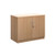 Deluxe double door cupboard 800mm high with 1 shelf - beech