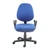 Bilbao fabric operators chair with fixed arms - charcoal