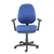 Bilbao fabric operators chair with lumbar support and adjustable arms - blue