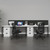Bisley A4 home filer with 2 drawers - grey
