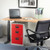 Bisley A4 home filer with 2 drawers - grey