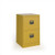 Bisley A4 home filer with 2 drawers - sunflower yellow