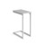Buddy laptop table with white frame and oblong top - white