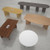 Arrow head leg rectangular boardroom table 1800mm x 1000mm in white with central cutout and Aero power module