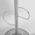 Callisto coat stand with 4 coat hooks and 4 umbrella hooks - Grey & transparent