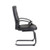 Cavalier executive visitors chair - black leather faced