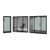 Chatbox Quattro acoustic hub - frozen blue