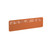Chevron Acoustic Desktop Screen 1400w - Tangerine