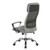 Chord high back operators chair with mesh back and headrest - grey