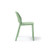 Contra one piece polypropylene chair in green