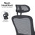 Curva high back mesh chair - black