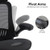 Curva high back mesh chair - black