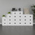 Steel 2 drawer contract filing cabinet 711mm high - goose grey
