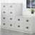 Steel 4 drawer contract filing cabinet 1321mm high - black