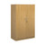 Systems double door cupboard 1600mm high - Oak
