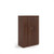 Systems double door cupboard 1600mm high - Walnut