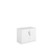Systems double door cupboard 800mm high - white