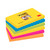 Post-it Super Sticky Removable Notes Pad 90 Sheets 76x127mm Rio Ref 655-6SS-RIO [Pack 6]