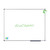 Nobo Classic Enamel Eco Whiteboard Magnetic Fixings Included W900xH600mm White Ref 1905235