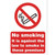 Stewart Superior No Smoking on Premises Sign A5 Self-adhesive Vinyl Ref SB003SAV