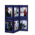 Nobo Showboard Display 6 Panels Each of W600xH900xD20mm Sides 9.75kg Blue & Grey Ref 1900043
