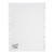 5 Star Office Index 1-5 Polypropylene Multipunched Reinforced Holes 120 Micron A4 White