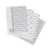 Concord Classic Index 1-200 Mylar-reinforced Punched 4 Holes 150gsm A4 White Ref 05801/CS58