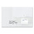 Sigel Artverum High Quality Tempered Glass Magnetic Board With Fixings 1000x650mm White Ref GL141