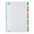 Oxford Index A-Z 20-Part Multipunched Mylar-reinf Multicoloured Tabs 170gsm A4 White Ref 100204600