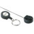 Durable Badge Reel Plastic with Key Ring Fastener and Retractable Cord Black Ref 8222/58 [Pack 10]