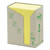 Post-it Note Recycled Tower Pack 76x127mm Pastel Yellow Ref 655-1T [Pack 16]