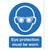 Stewart Superior Eye Protection Must Be Worn Sign W150xH200mm Self-adhesive Vinyl Ref M004SAV