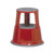 5 Star Facilities Step Stool Mobile Spring-loaded Castors Max 150kg Top D290xH430xBase D435mm 5kg Red