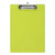 5 Star Office Clipboard Solid Plastic Durable with Rounded Corners A4 Green