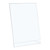 5 Star Office Sign Holder Portrait Slanted A4 Clear